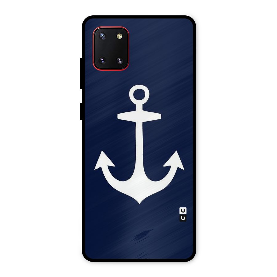 Stylish Anchor Design Metal Back Case for Galaxy Note 10 Lite