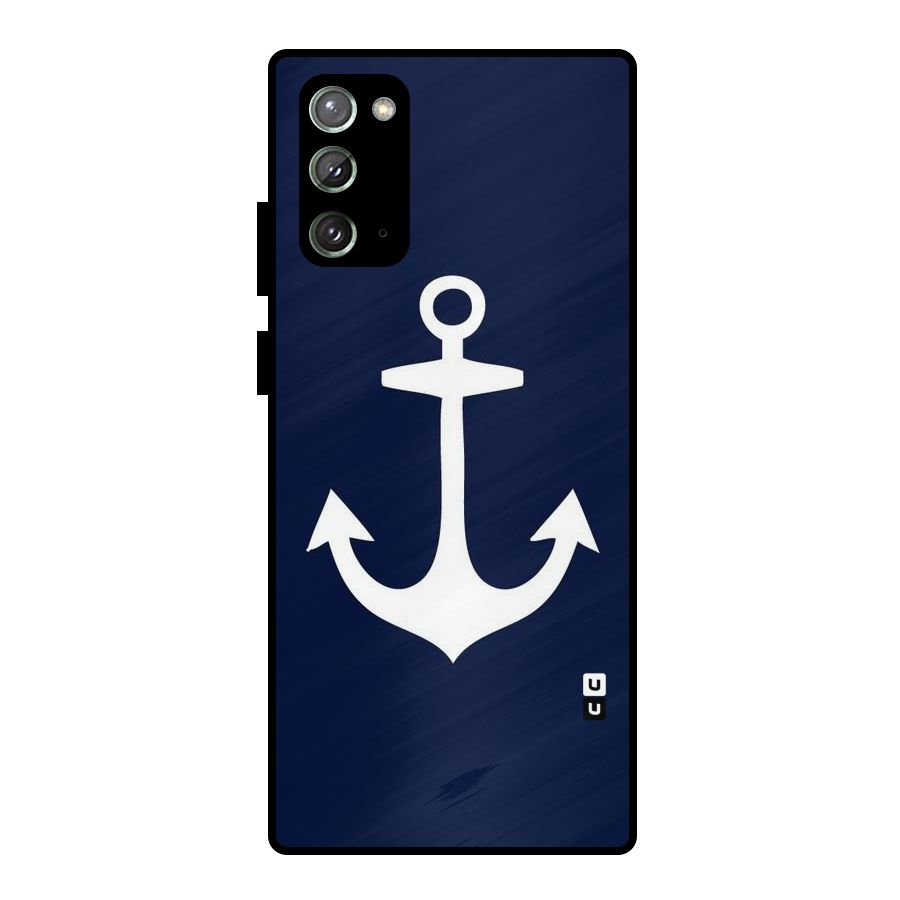 Stylish Anchor Design Metal Back Case for Galaxy Note 20