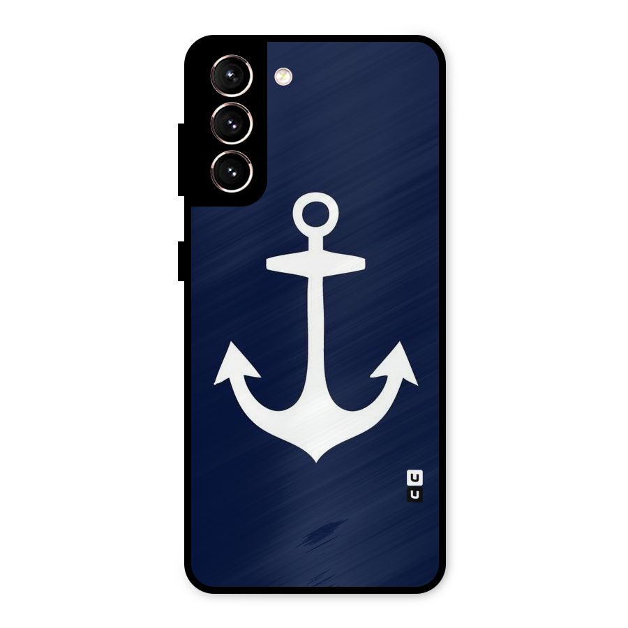 Stylish Anchor Design Metal Back Case for Galaxy S21 5G