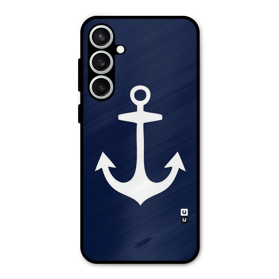 Stylish Anchor Design Metal Back Case for Galaxy S23 FE