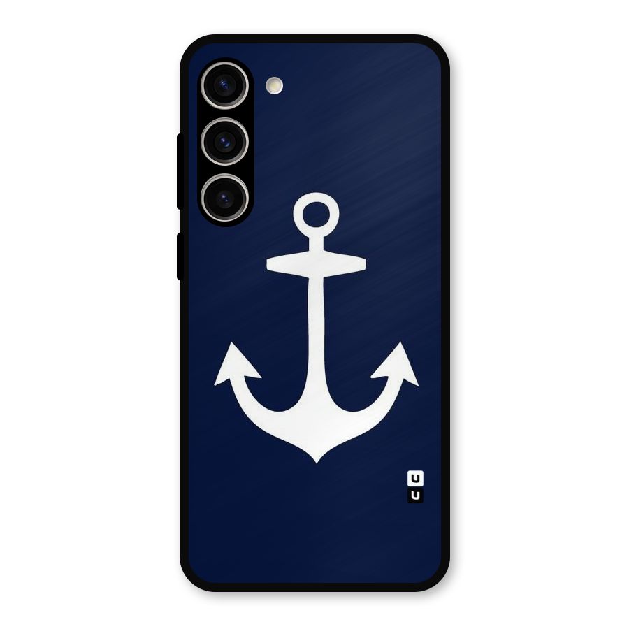 Stylish Anchor Design Metal Back Case for Galaxy S23 Plus