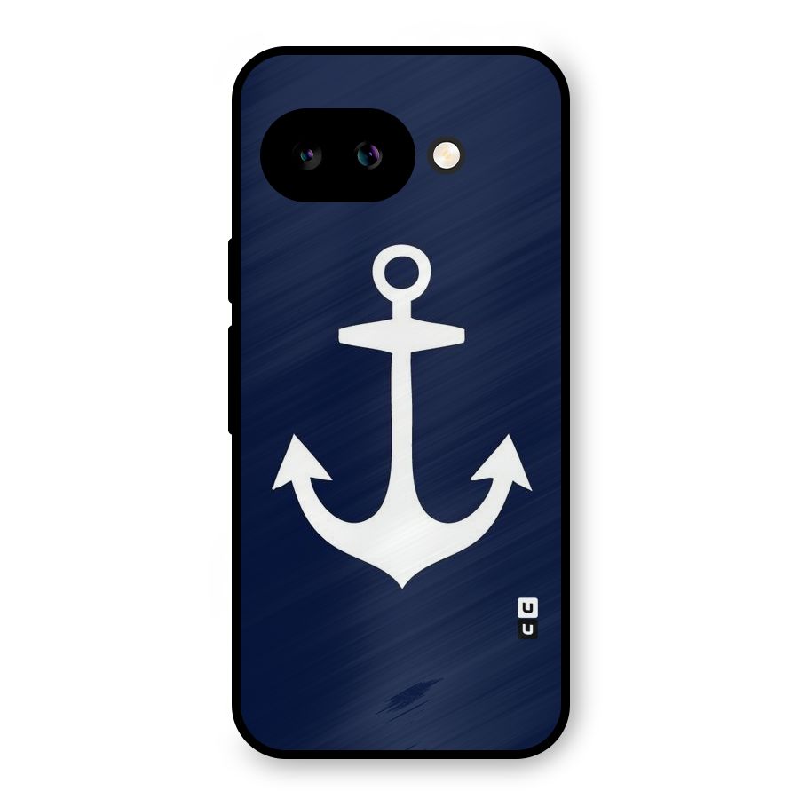 Stylish Anchor Design Metal Back Case for Google Pixel 9a