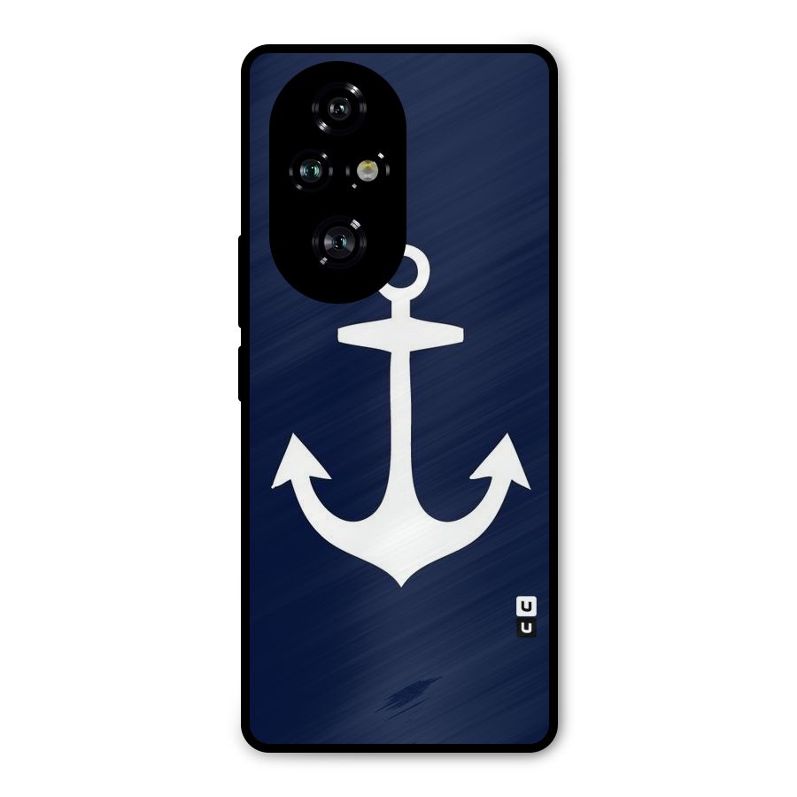 Stylish Anchor Design Metal Back Case for Honor 200 Pro