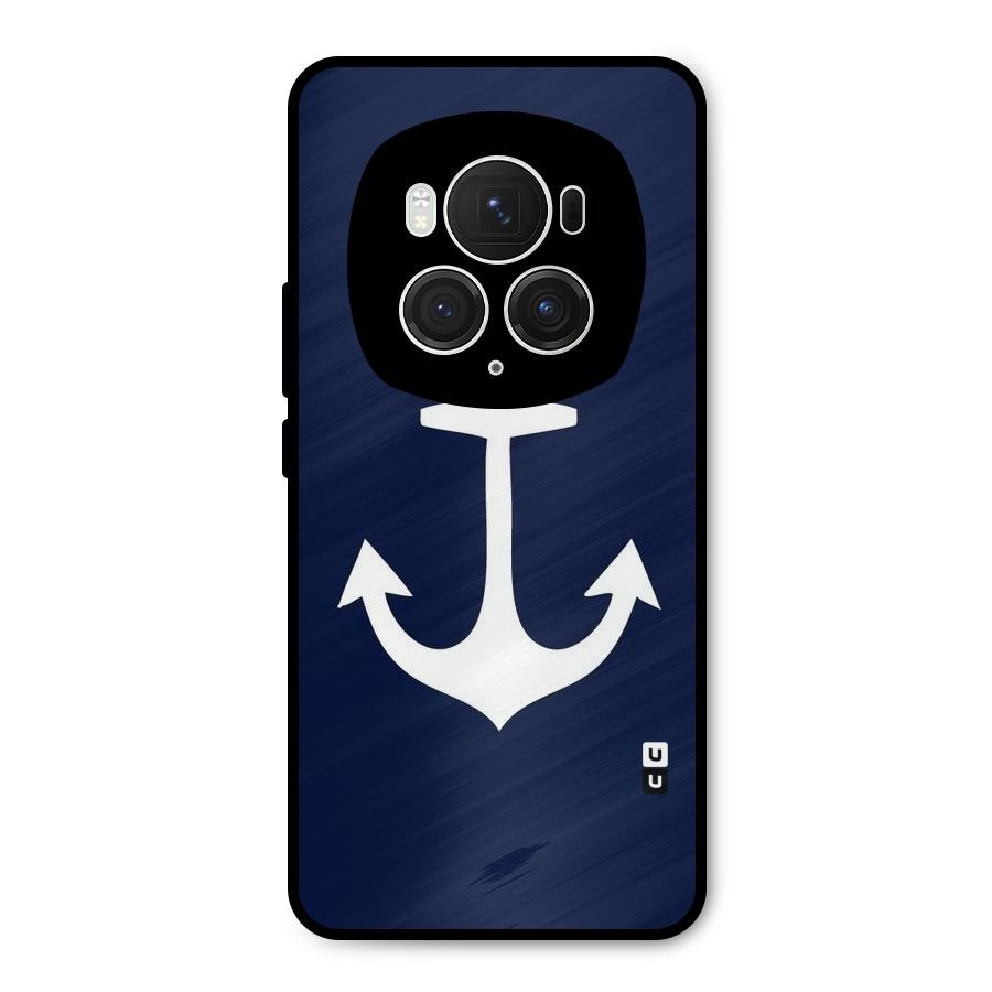 Stylish Anchor Design Metal Back Case for Honor Magic6 Pro