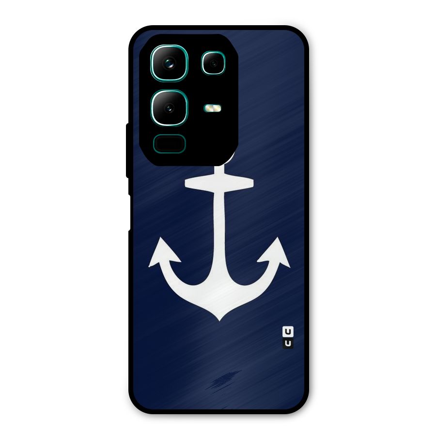 Stylish Anchor Design Metal Back Case for Infinix Note 50x