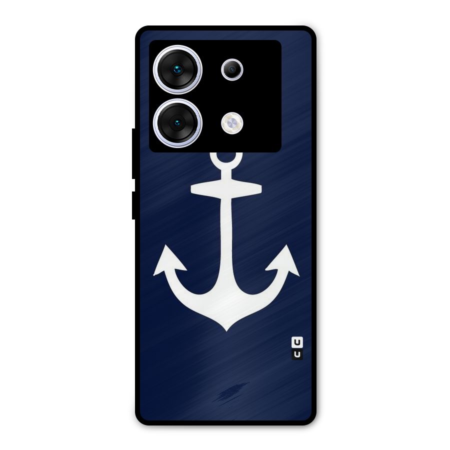 Stylish Anchor Design Metal Back Case for Infinix Zero 30 5G