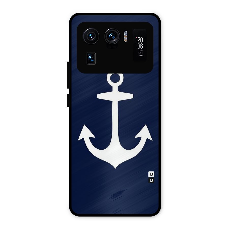 Stylish Anchor Design Metal Back Case for Mi 11 Ultra