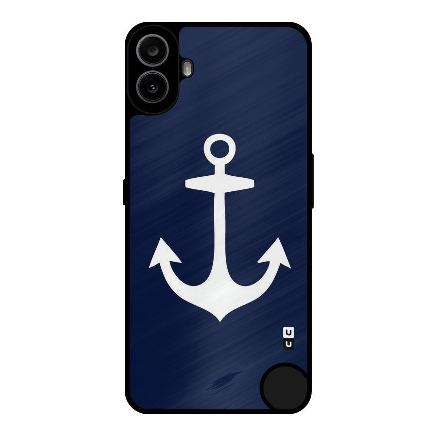 Stylish Anchor Design Metal Back Case for Nothing CMF Phone 1