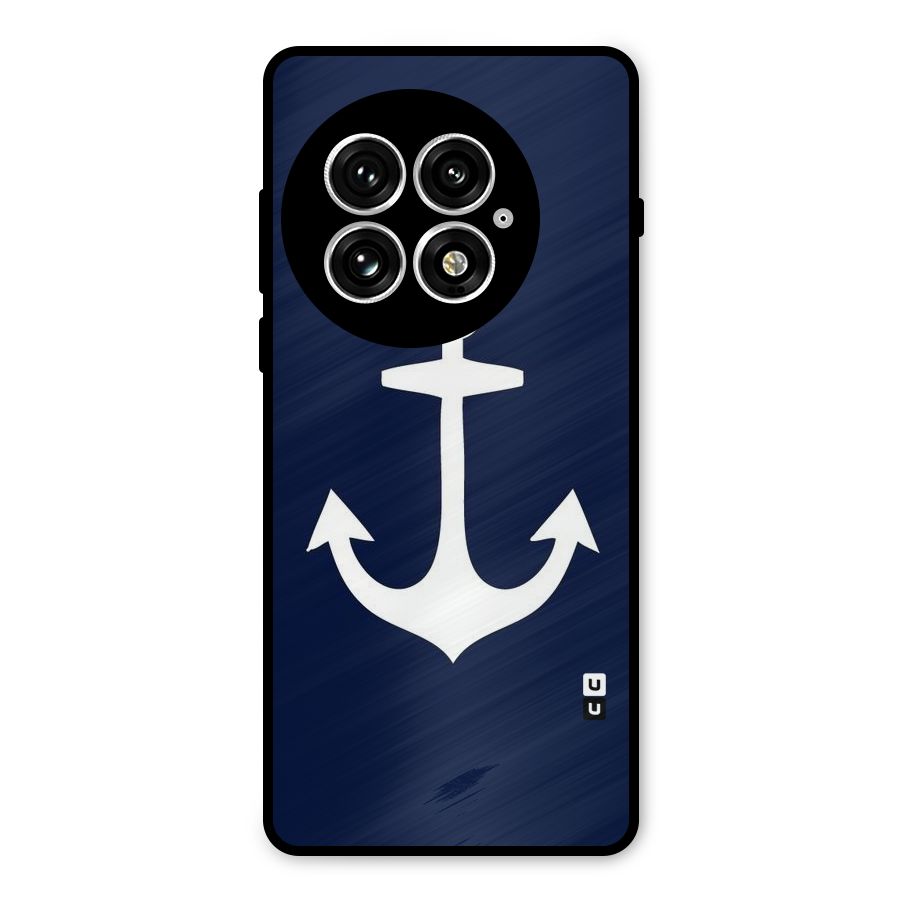 Stylish Anchor Design Metal Back Case for OnePlus 13