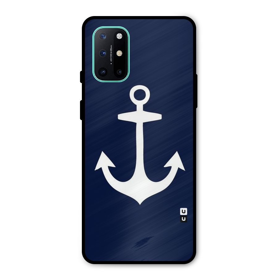 Stylish Anchor Design Metal Back Case for OnePlus 8T