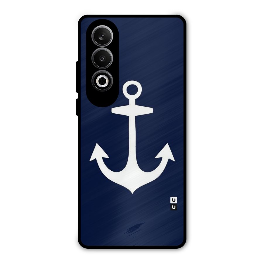 Stylish Anchor Design Metal Back Case for OnePlus Nord CE4