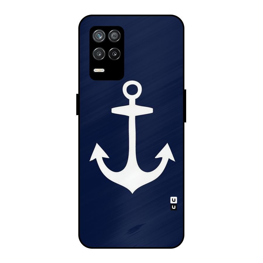 Stylish Anchor Design Metal Back Case for Realme 8s 5G
