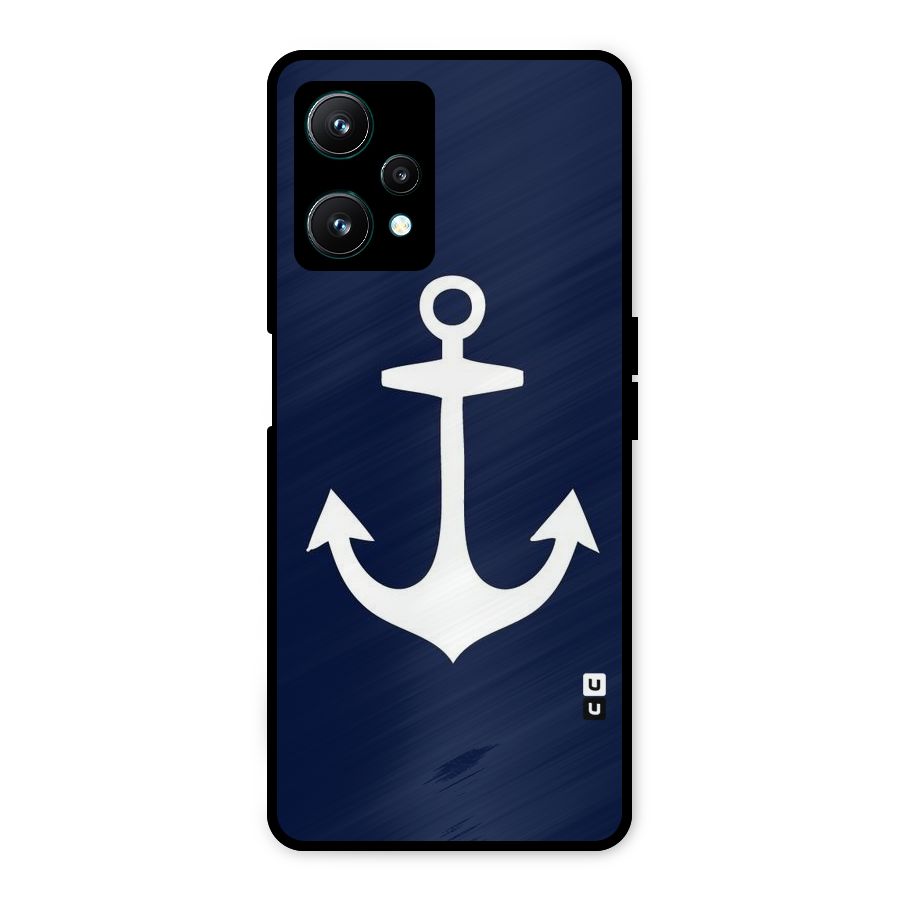 Stylish Anchor Design Metal Back Case for Realme 9 Pro 5G