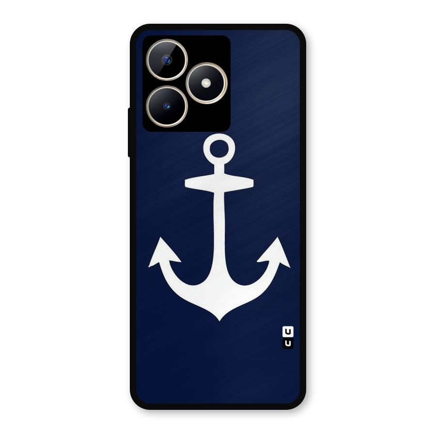 Stylish Anchor Design Metal Back Case for Realme C53