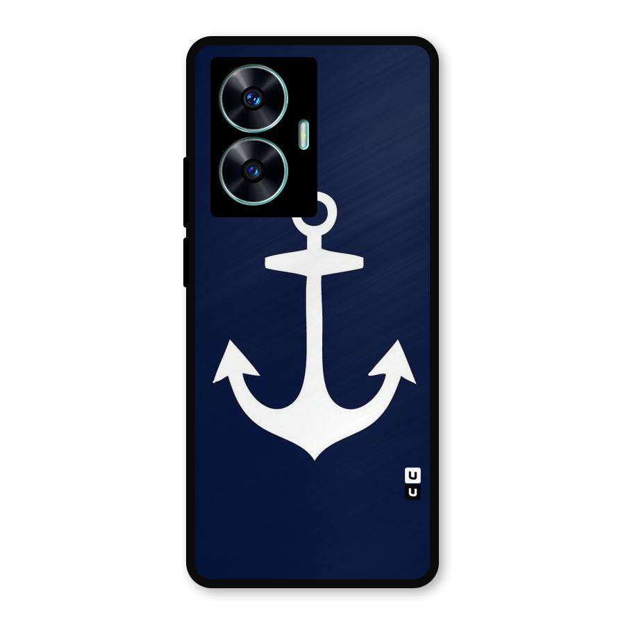 Stylish Anchor Design Metal Back Case for Realme C55