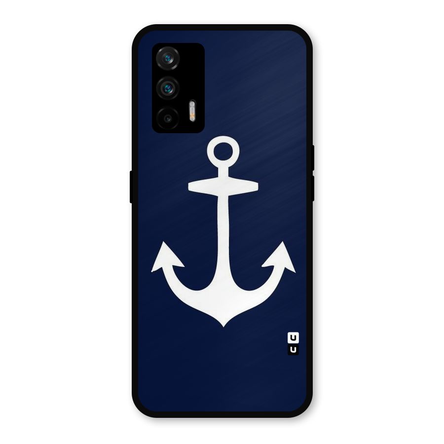 Stylish Anchor Design Metal Back Case for Realme GT 5G