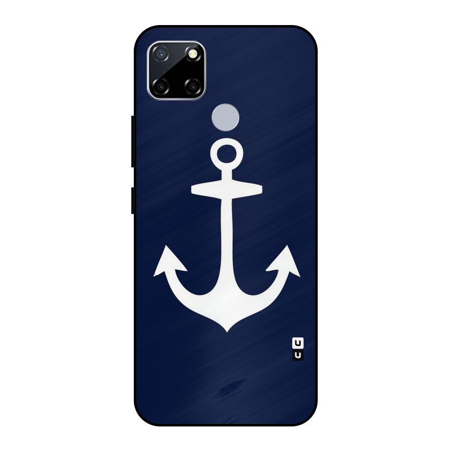Stylish Anchor Design Metal Back Case for Realme Narzo 20