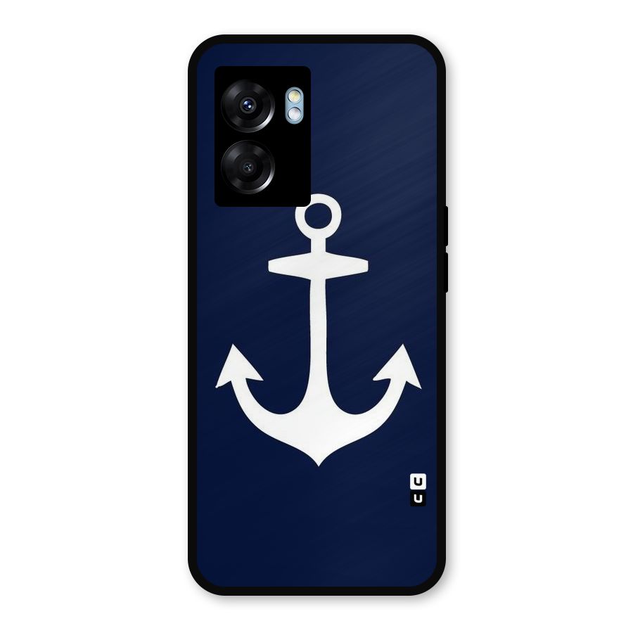 Stylish Anchor Design Metal Back Case for Realme Narzo 50 5G