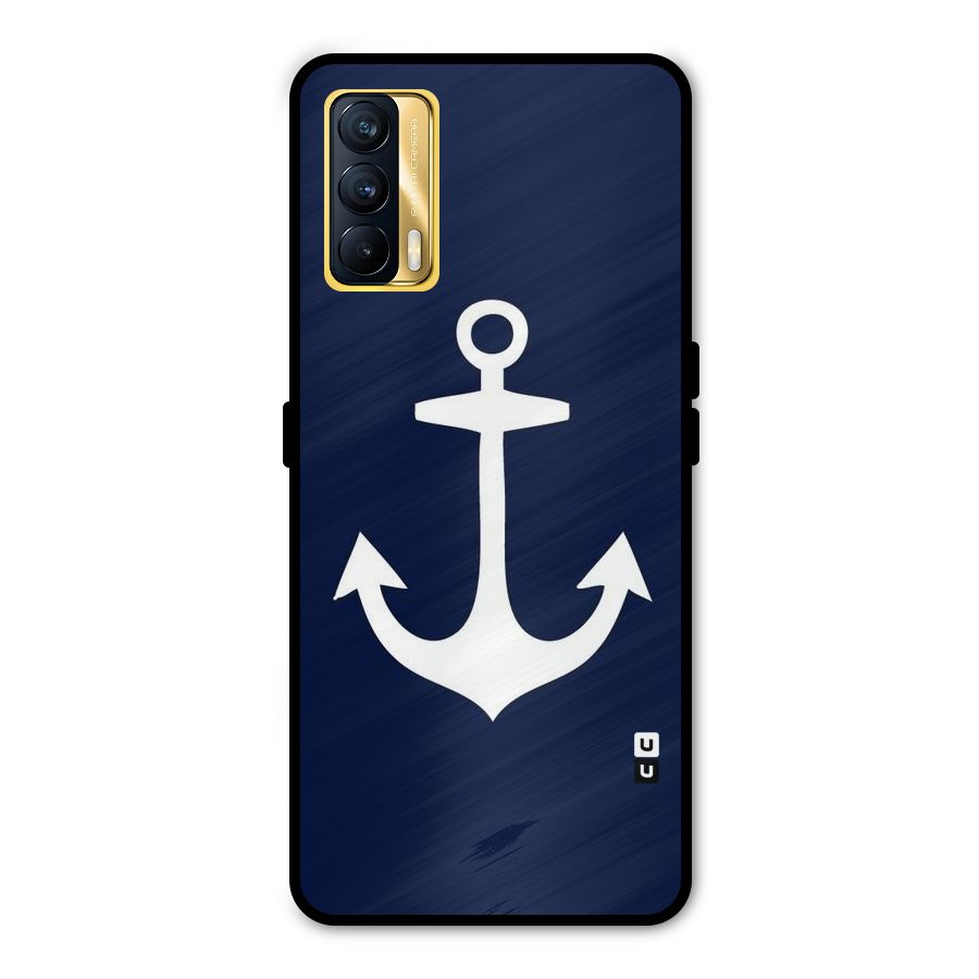 Stylish Anchor Design Metal Back Case for Realme X7
