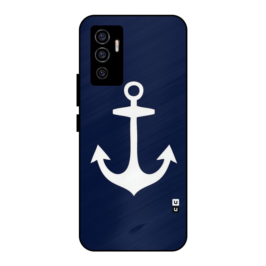 Stylish Anchor Design Metal Back Case for Vivo V23e