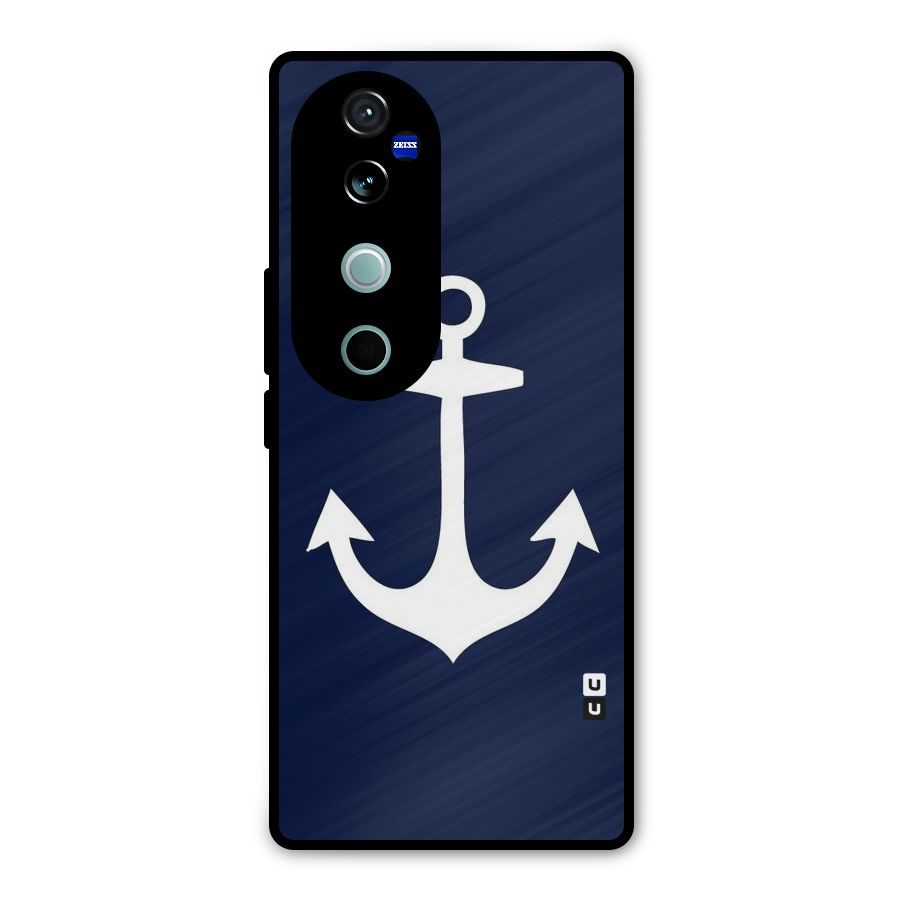 Stylish Anchor Design Metal Back Case for Vivo V40 Pro