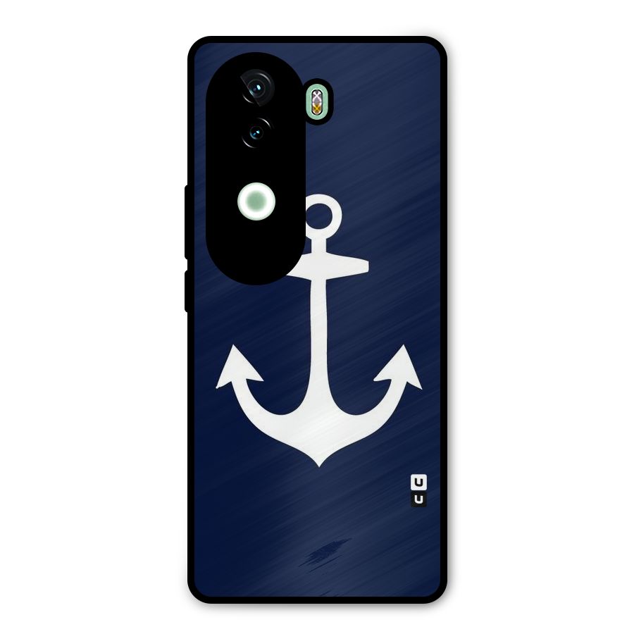 Stylish Anchor Design Metal Back Case for Vivo V40e