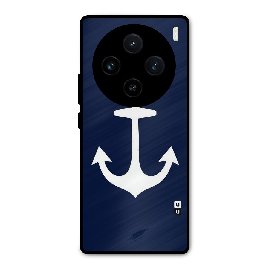 Stylish Anchor Design Metal Back Case for Vivo X100