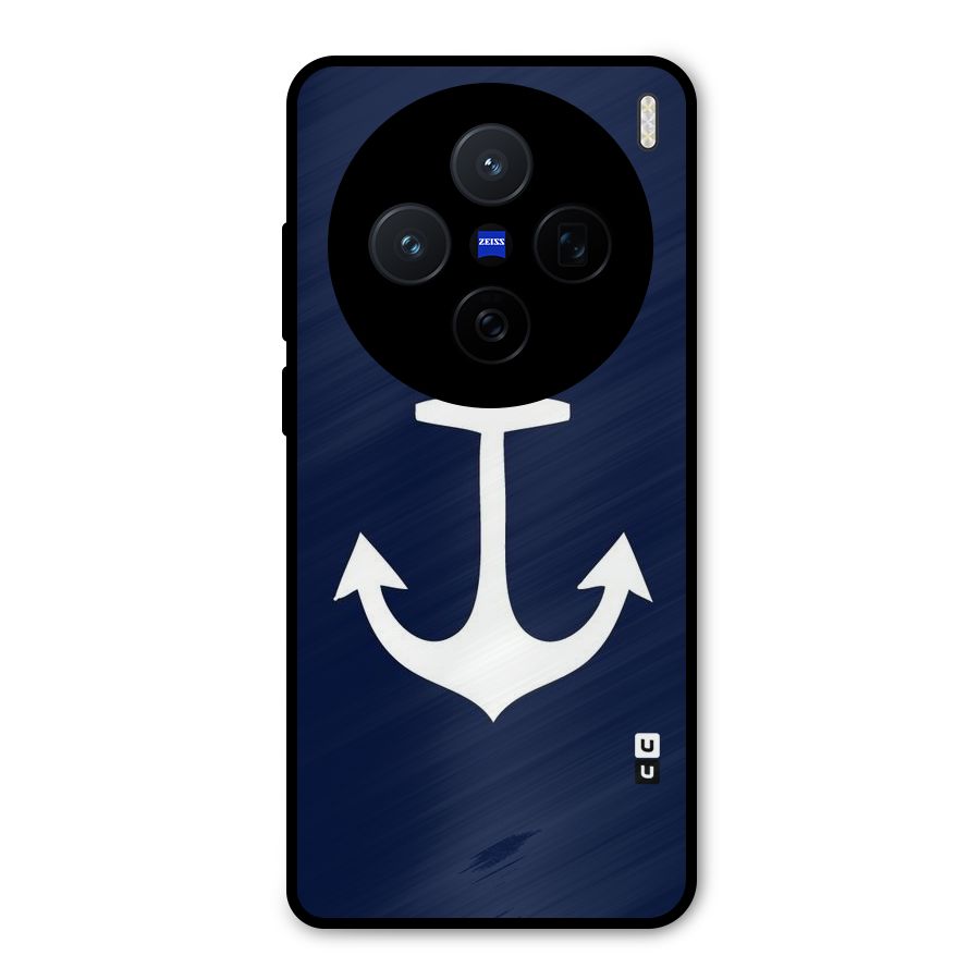 Stylish Anchor Design Metal Back Case for Vivo X200