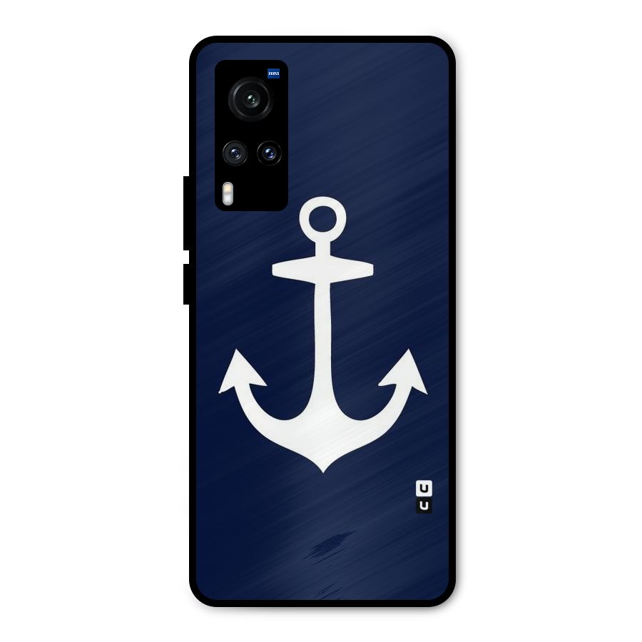 Stylish Anchor Design Metal Back Case for Vivo X60