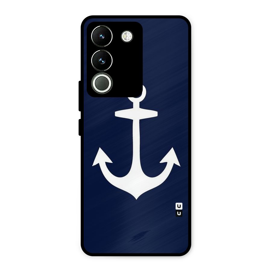Stylish Anchor Design Metal Back Case for Vivo Y200