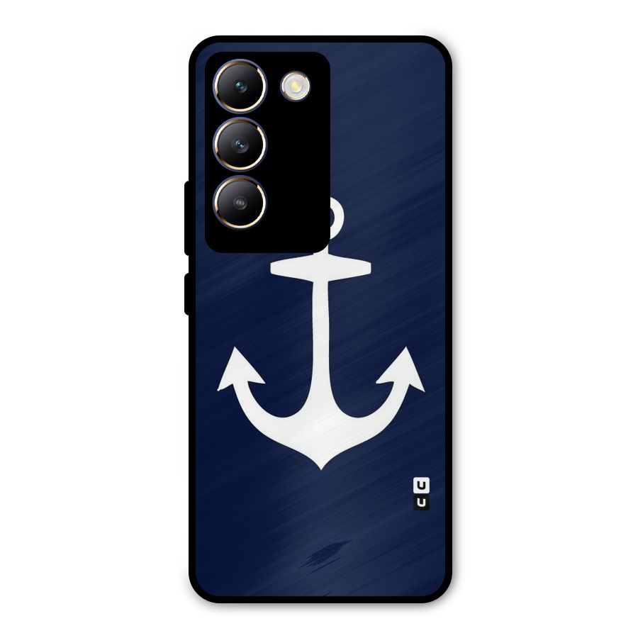 Stylish Anchor Design Metal Back Case for Vivo Y200e