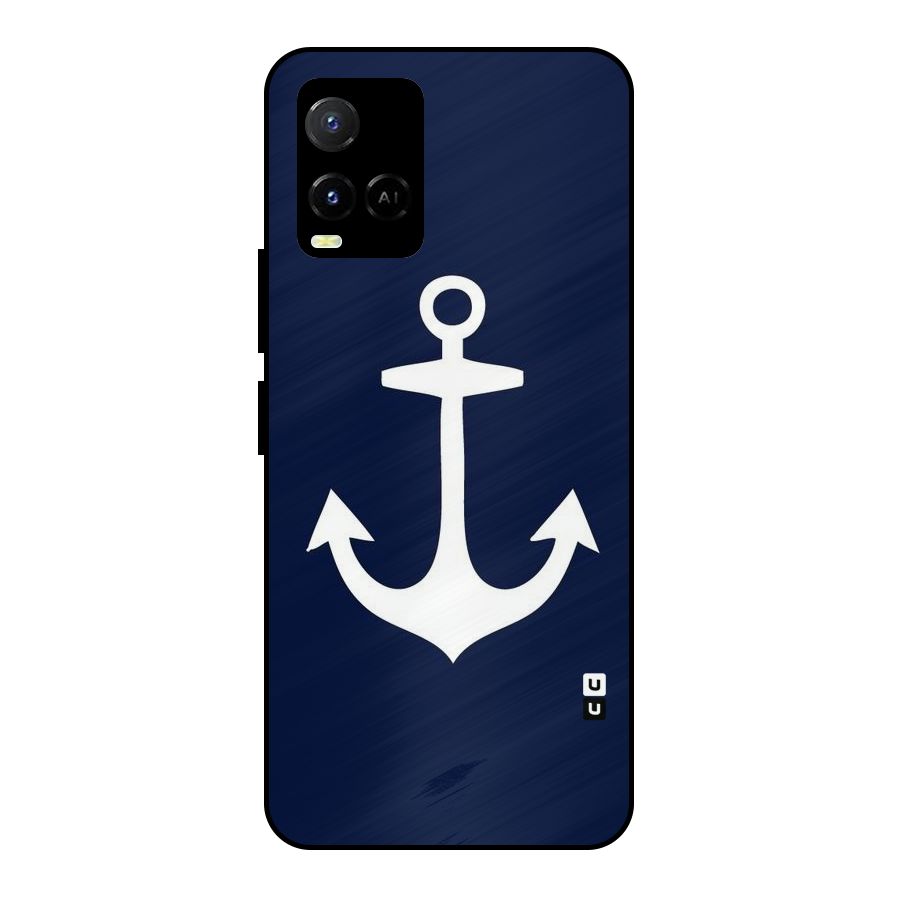Stylish Anchor Design Metal Back Case for Vivo Y21T