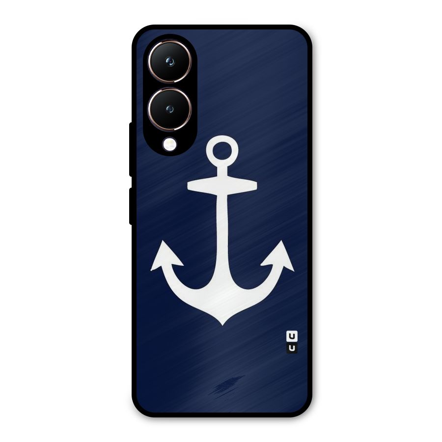 Stylish Anchor Design Metal Back Case for Vivo Y28