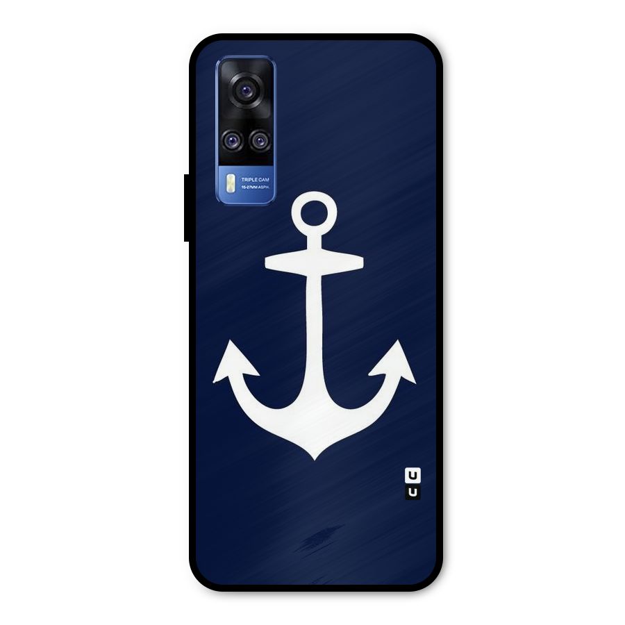 Stylish Anchor Design Metal Back Case for Vivo Y31
