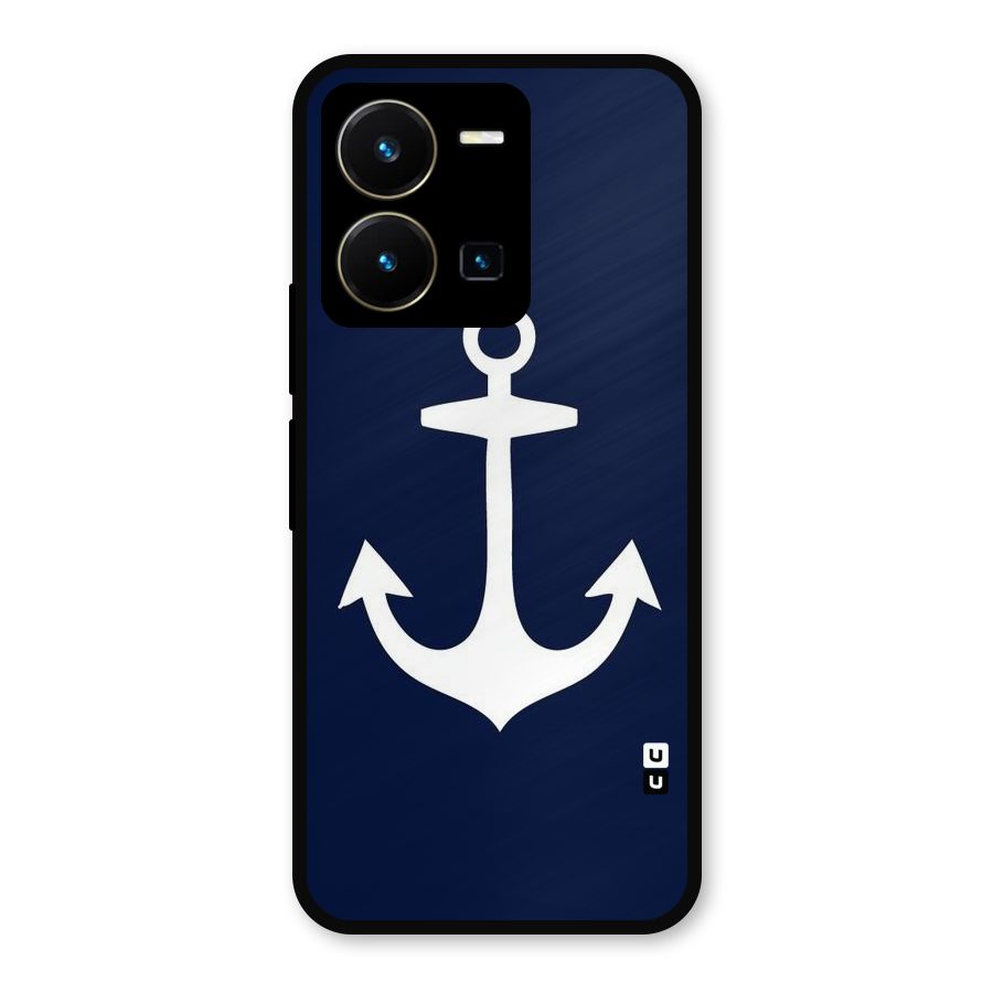 Stylish Anchor Design Metal Back Case for Vivo Y35