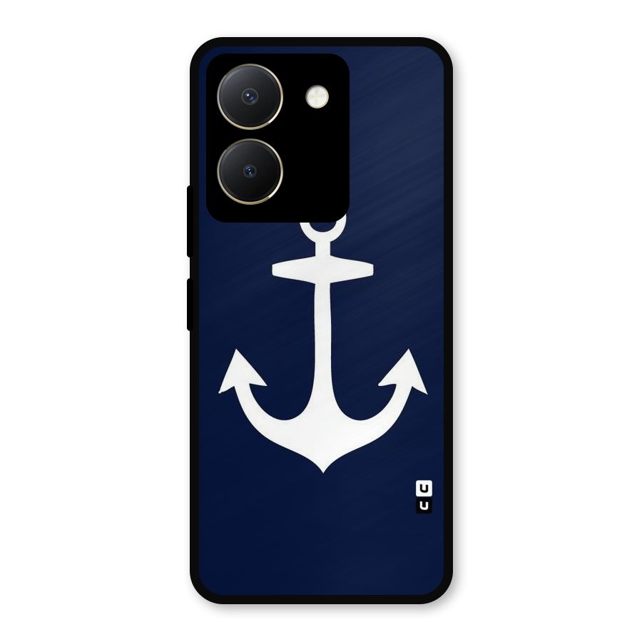 Stylish Anchor Design Metal Back Case for Vivo Y36