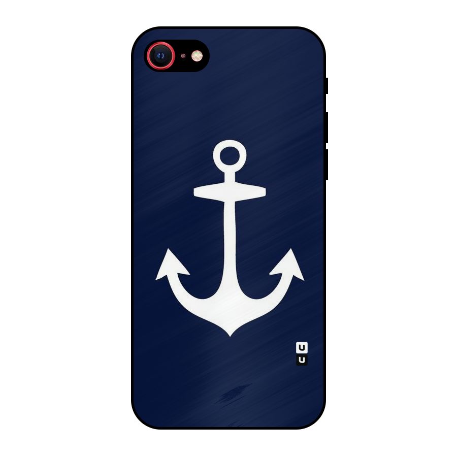 Stylish Anchor Design Metal Back Case for iPhone 7