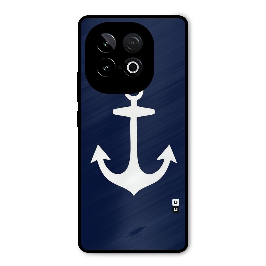 Stylish Anchor Design Metal Back Case for iQOO Neo 10