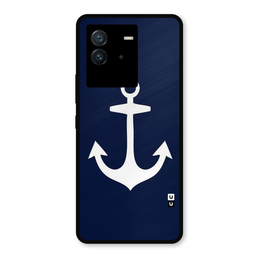 Stylish Anchor Design Metal Back Case for iQOO Neo 6 5G