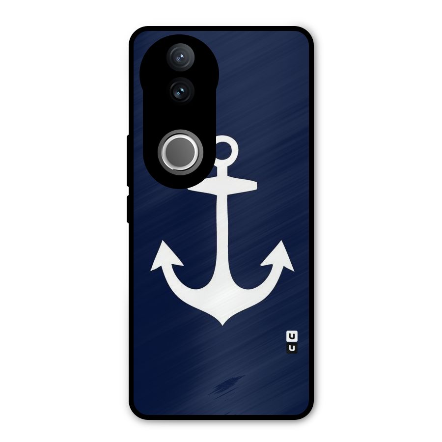 Stylish Anchor Design Metal Back Case for iQOO Z10R