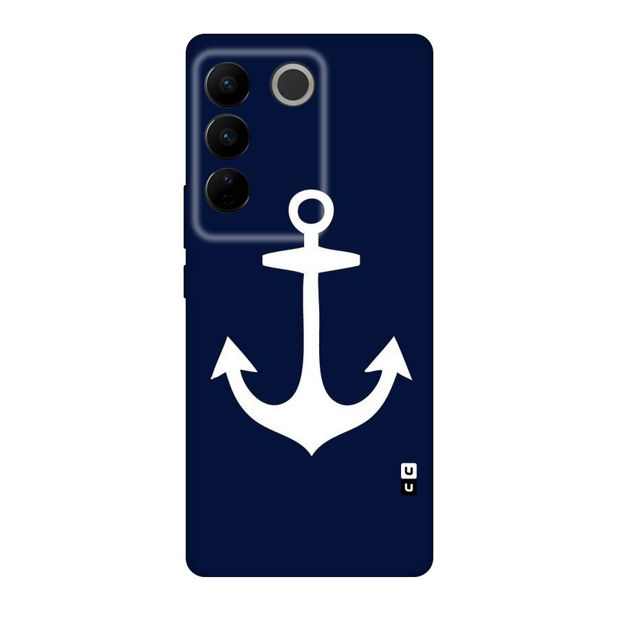 Stylish Anchor Design Original Polycarbonate Back Case for Vivo V27