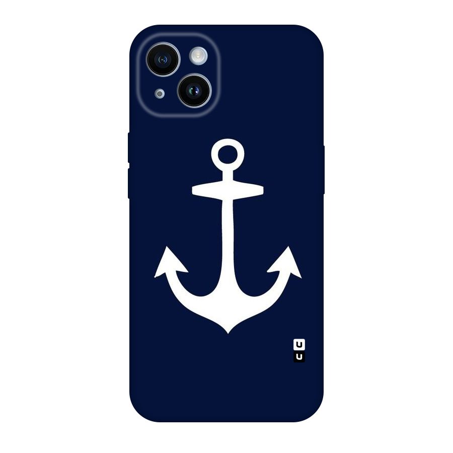 Stylish Anchor Design Original Polycarbonate Back Case for iPhone 14
