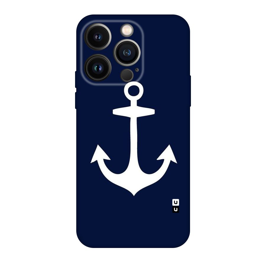 Stylish Anchor Design Original Polycarbonate Back Case for iPhone 14 Pro