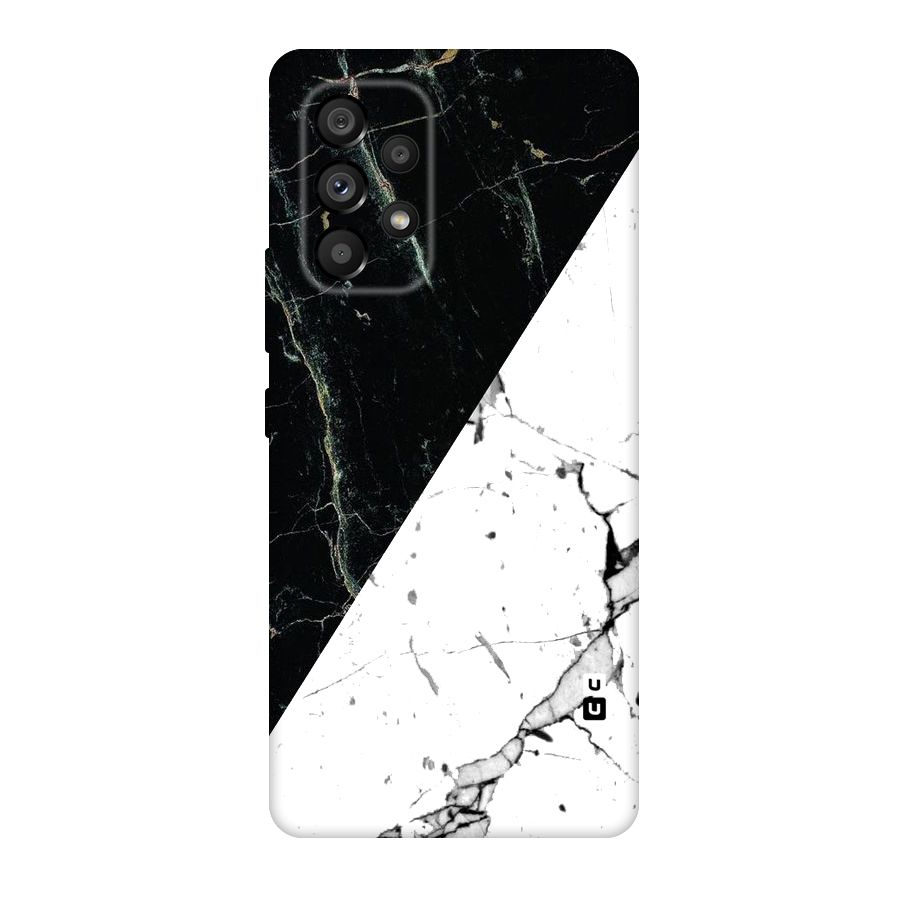 Stylish Diagonal Marble Original Polycarbonate Back Case for Galaxy A53 5G