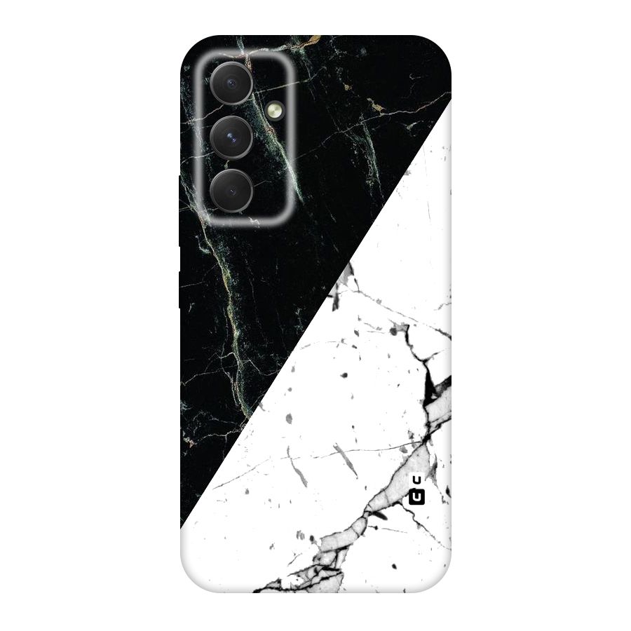 Stylish Diagonal Marble Original Polycarbonate Back Case for Galaxy A54