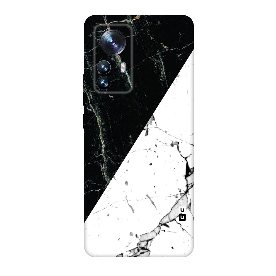 Stylish Diagonal Marble Original Polycarbonate Back Case for Xiaomi 12 Pro