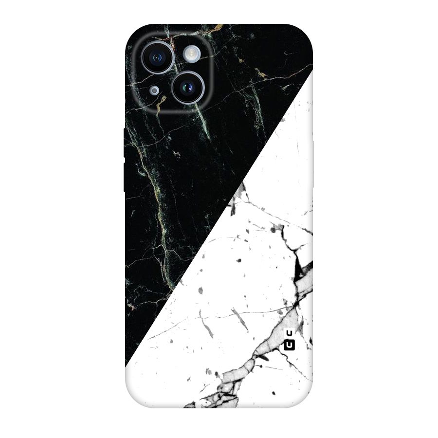 Stylish Diagonal Marble Original Polycarbonate Back Case for iPhone 14