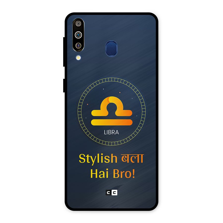 Stylish Libra Metal Back Case for Galaxy M30