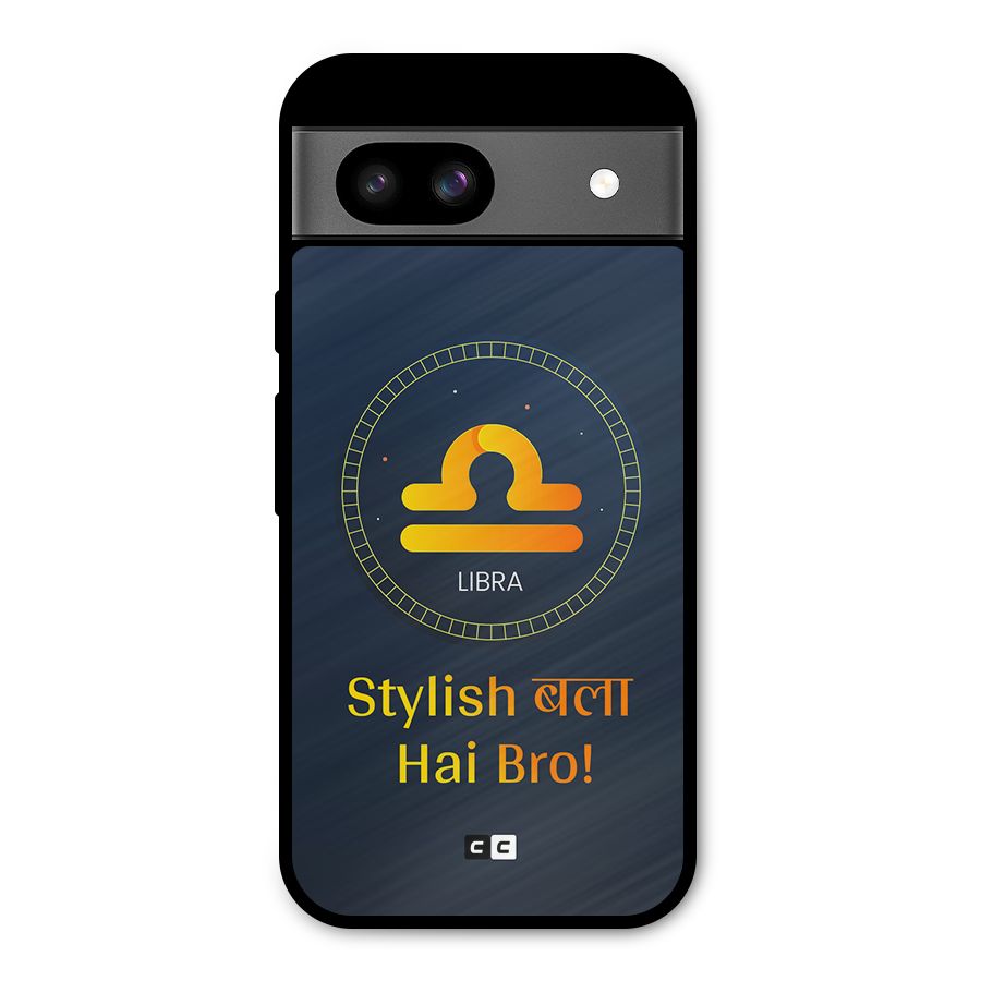 Stylish Libra Metal Back Case for Google Pixel 8a