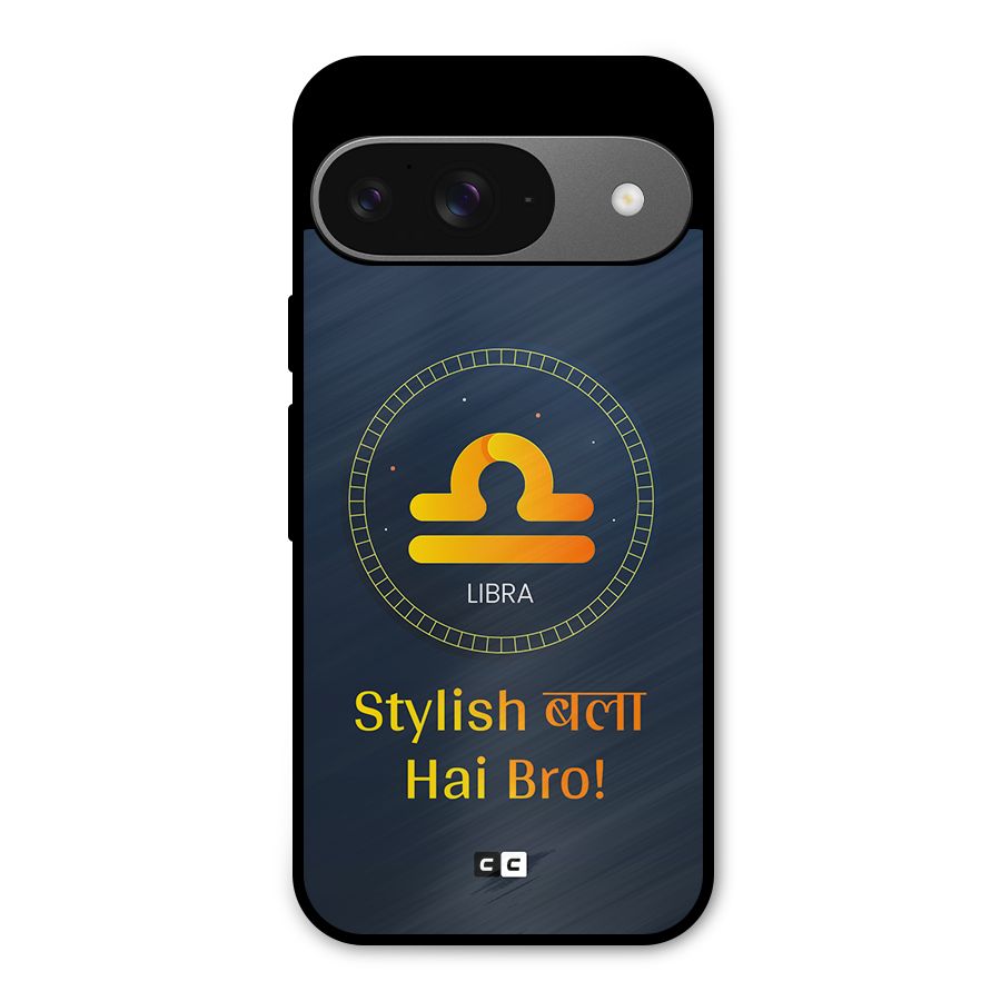 Stylish Libra Metal Back Case for Google Pixel 9
